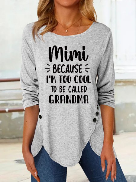 Text Letters Casual Crew Neck T-Shirt, T-Shirts, color:Light Gray|size:XXL, JustFashionNow