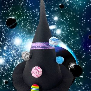 Halloween Funny Decoration Hat, Hats, color:Black|size:One-size, Noracora