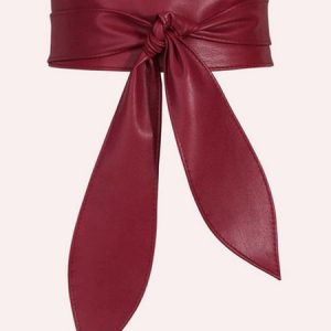 Ribbon Ribbon Women's Girdle Belt, Belts, color:Wine Red|size:One-size, Stylewe