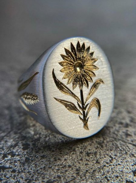 casual ring, Rings, color:Silver|size:10, JustFashionNow