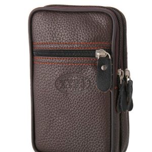 JFN  Men's Retro Casual Small Waist Bag, Men's Bags, color:Brown, JustFashionNow