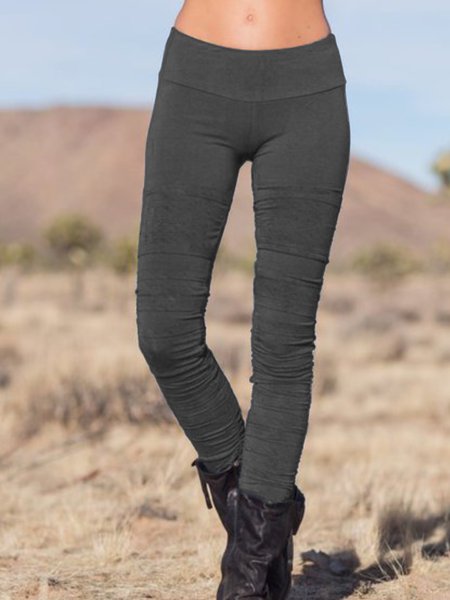Solid Casual Pants, leggings, Roselinlin - Online Catalog