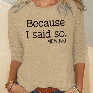 JFN Round Neck Letter Casual T-Shirt/Tee, T-Shirts, color:Apricot|size:3XL, JustFashionNow