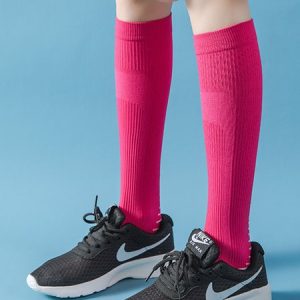 Professional Sports Non-slip Stovepipe Pressure Support Socks, Socks, color:Deep Pink|size:One-size, JustFashionNow