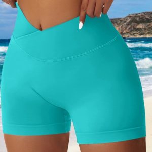 Plain Vacation Bikini Bottom, swimwear>>Bikini Bottoms, color:Lake Blue|size:3XL, JustFashionNow