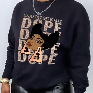 Printing Cotton Crew Neck Regular Sleeve Casual Sweatshirt, Sweatshirts & Hoodies, color:Black|size:XXL, JustFashionNow