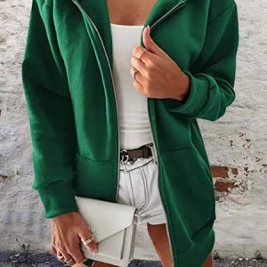 Casual Hoodie Hoodie, Sweatshirts & Hoodies, color:Green|size:XXL, JustFashionNow