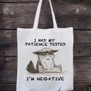 Cat Eco Shopping Bag Canvas Tote Bag, Women's Bags, color:One-size|size:White, JustFashionNow