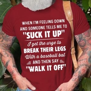Men's Cotton Cool Graphic Letter Crew Neck Print T-Shirt, T-shirts, Lilicloth.com