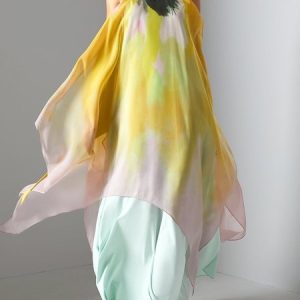 Crew Neck Abstract Vacation Two-Piece Set, Two-piece Set, color:As Picture|size:XXL, Stylewe