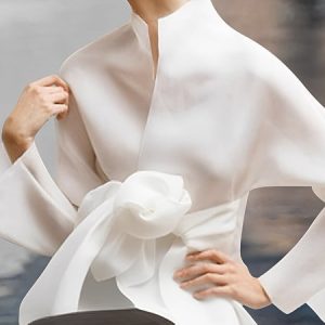 Regular Fit Plain Elegant Long Sleeve Blouse, Blouses and Shirts, color:White|size:XXL, Stylewe