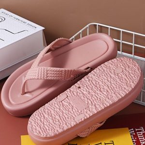 Beach Vacation Waterproof Flip Flops, Slippers, color:Pink|size:40, JustFashionNow