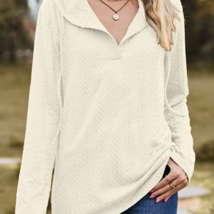 Casual Hoodie Plain Hoodie Drawstring, Hoodies & Sweatshirts, color:Apricot|size:XXL, Noracora