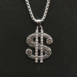Men's Dollar Pendant Necklace, Men's Accessories, color:As Picture, JustFashionNow