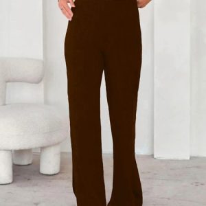 Casual Pants, Pants, color:Brown|size:XXL, JustFashionNow