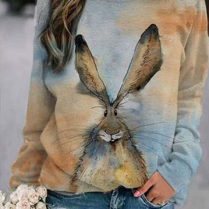 Crew Neck Casual Sweatshirts & Hoodies, Sweatshirts & Hoodies, color:Blue|size:3XL, JustFashionNow