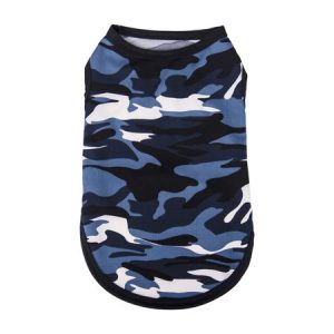 Lilicloth X Funnpaw Camo Print Dog Outfit, color:Navy Blue|size:XXL, Lilicloth.com