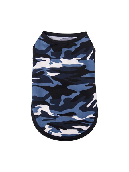 Lilicloth X Funnpaw Camo Print Dog Outfit, color:Navy Blue|size:XXL, Lilicloth.com