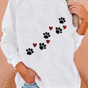 Casual Abstract Regular Fit Crew Neck Sweatshirt, Sweatshirts & Hoodies, color:Color20|size:3XL, JustFashionNow