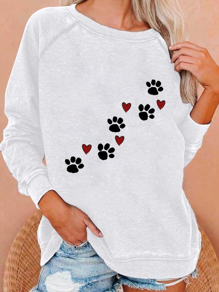 Casual Abstract Regular Fit Crew Neck Sweatshirt, Sweatshirts & Hoodies, color:Color20|size:3XL, JustFashionNow