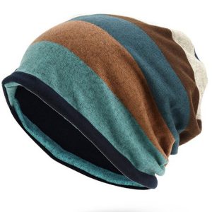 Vintage Boho High-Elastic Household Cotton-Blend Beanie Hat, color:Color4|size:One-size, Lilicloth.com