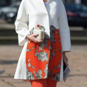 Long sleeve Regular Fit Elegant Painting Jacket, Jackets, color:White|size:XXL, Stylewe