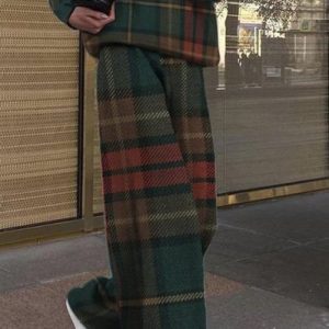 Daily Long Casual Regular Fit Fashion Pants, Pants, color:Green|size:XXL, Stylewe