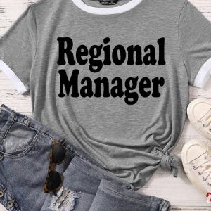 Lilicloth X Funnpaw Women's Regional Manager Matching T-Shirt, color:Gray|size:XXL, Lilicloth.com