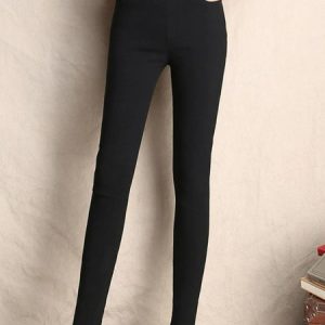 Casual Elastic Pullover Stretch Jeans, Denim&Jeans, color:Black|size:XXL, catalog Noracora shop