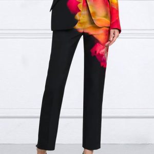 Regular Fit Urban Abstract Fashion Pants, Pants, color:Black|size:XXL, Stylewe