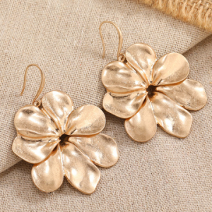 Floral Metal Dangle Earrings Daily Casual Women's Jewelry, Earrings, color:As Picture|size:One-size, JustFashionNow