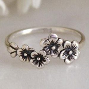 Flower Vintage Ring, Rings, color:As Picture|size:10, JustFashionNow