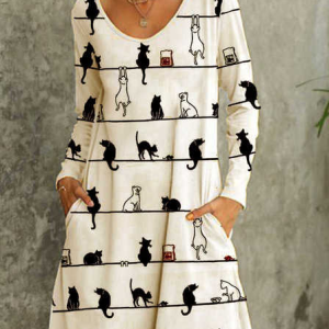 JFN V Neck Casual Midi Dress, Casual Dresses, color:White|size:3XL, JustFashionNow