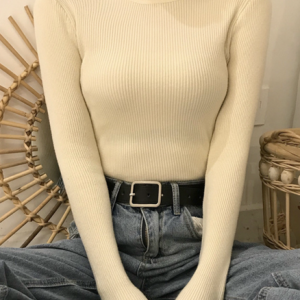 Women Yarn/Wool Yarn Christmas Elk Long Sleeve Comfy Casual Sweater, Sweaters, color:Apricot|size:M, Noracora