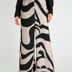 Urban Loose Fashion Long Wide leg Pants, Pants, color:Black|size:XXL, Stylewe