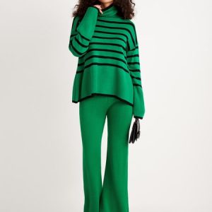 Casual Fashion Plain Pants, Bottoms, color:Green|size:XXL, Stylewe