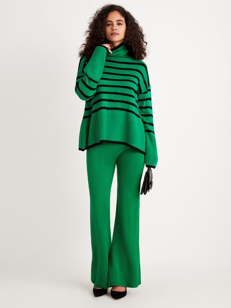 Casual Fashion Plain Pants, Bottoms, color:Green|size:XXL, Stylewe
