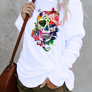 Casual Crew Neck Heart/Cordate Sweatshirt, Hoodies & Sweatshirts, color:Color5|size:3XL, Noracora