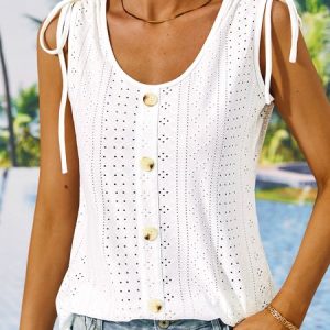 Casual Loose Plain Crew Neck Tank Top, Tanks & Camis, color:Black|size:XXL, JustFashionNow