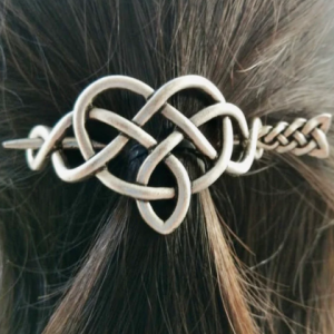 Vintage Silver Viking Pattern Celtic Hairpin Ethnic Jewelry, Women Hair Accessories, color:Silver|size:One-size, JustFashionNow