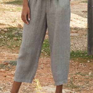 Regular Fit Casual Cotton Blends Plain Pants, Pants, color:Gray|size:XXL, JustFashionNow