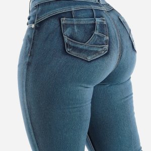 Denim Regular Fit Vintage Plain Jeans, Jeans, color:Blue|size:XXL, JustFashionNow