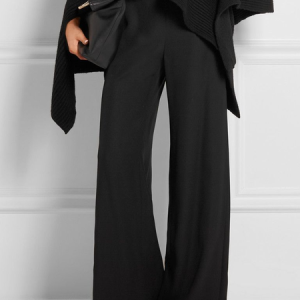 Plain Loose Urban Cotton-Blend Casual Pants, Pants, color:Black|size:XXL, JustFashionNow