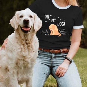 Lilicloth X Funnpaw X Jessanjony Oh My Dog! Women's T-Shirt, color:Black|size:L, Lilicloth.com