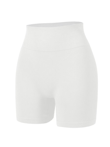 Breathable Comfortable Plain Seamless High Stretch Boxer Briefs Panty, Shapewear, color:White|size:XXL, JustFashionNow