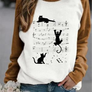 Crew Neck Casual Sweatshirt, Sweatshirts & Hoodies, color:Khaki|size:3XL, JustFashionNow