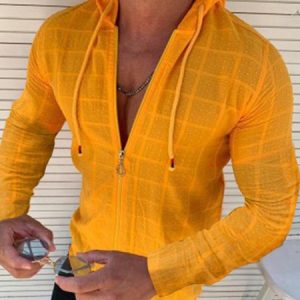 Regular Fit Regular Sleeve Plain Hoodie Casual Top, Shirts ＆ Blouse, color:Orange|size:3XL, JustFashionNow