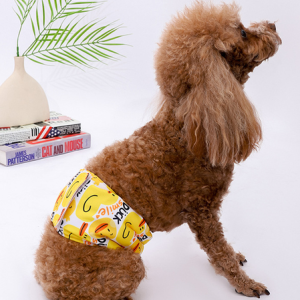 Lilicloth X Funnpaw Pet Physiological Pants Dog Peeing Mat, color:Yellow|size:XL, Lilicloth.com