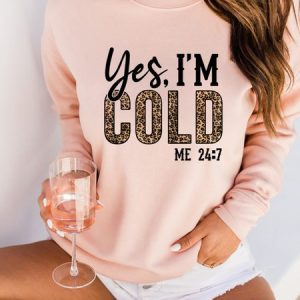 Casual Yes, I'm Cold Me 24:7 Loose Leopard Sweatshirt, Hoodies & Sweatshirts, color:Pink|size:XXL, Noracora