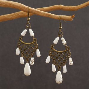 Vintage Beading Tassel Dangle Earrings, Earrings, color:As Picture|size:One-size, JustFashionNow